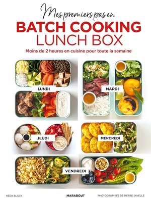 cover image of Mes premiers pas en batchcooking--Lunchbox